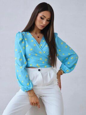BY MIA  SANAH BLOUSE - LEMON SIZE - S/M